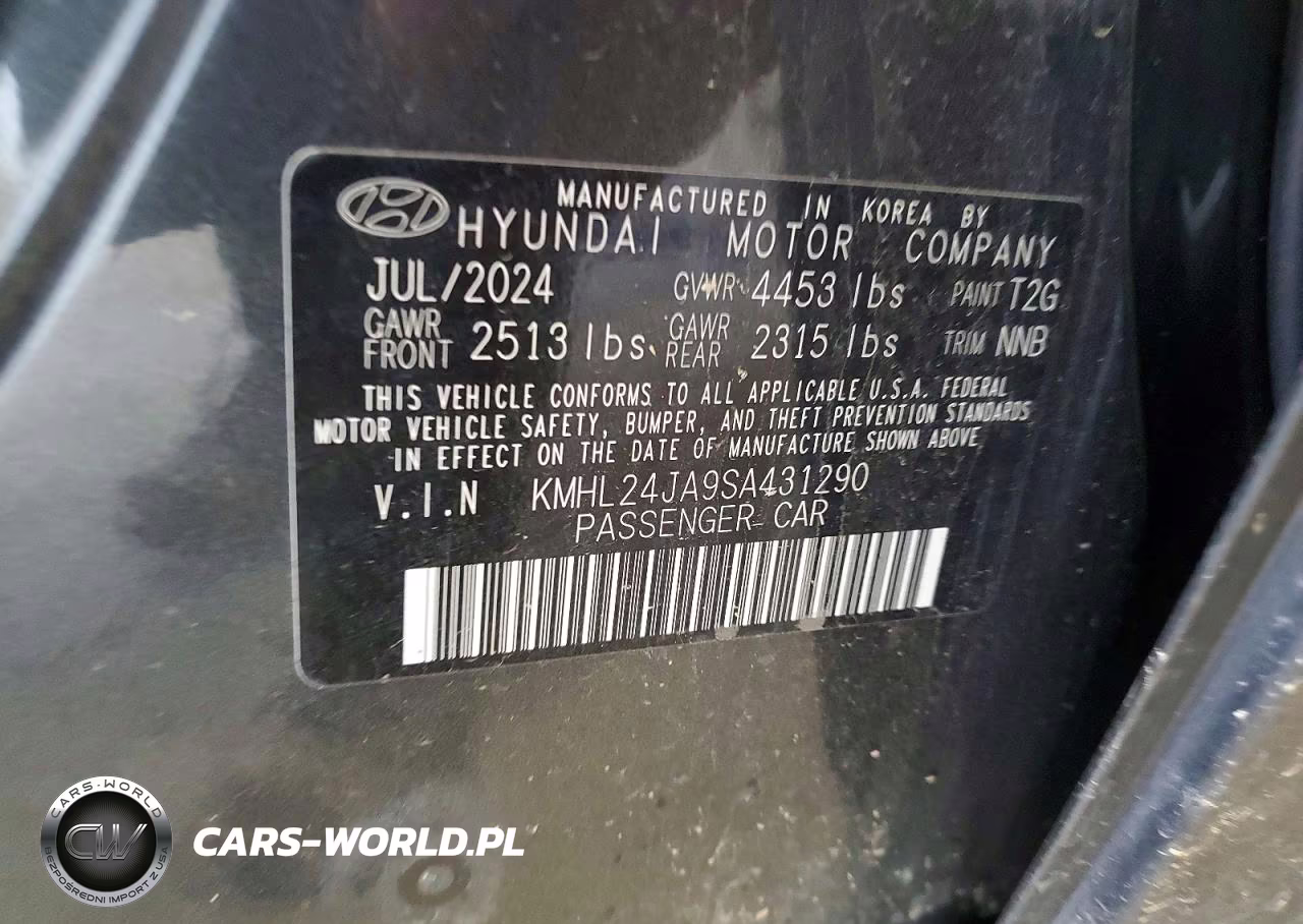 2025 Hyundai Sonata Se VIN:KMHL24JA9SA431290 - 12