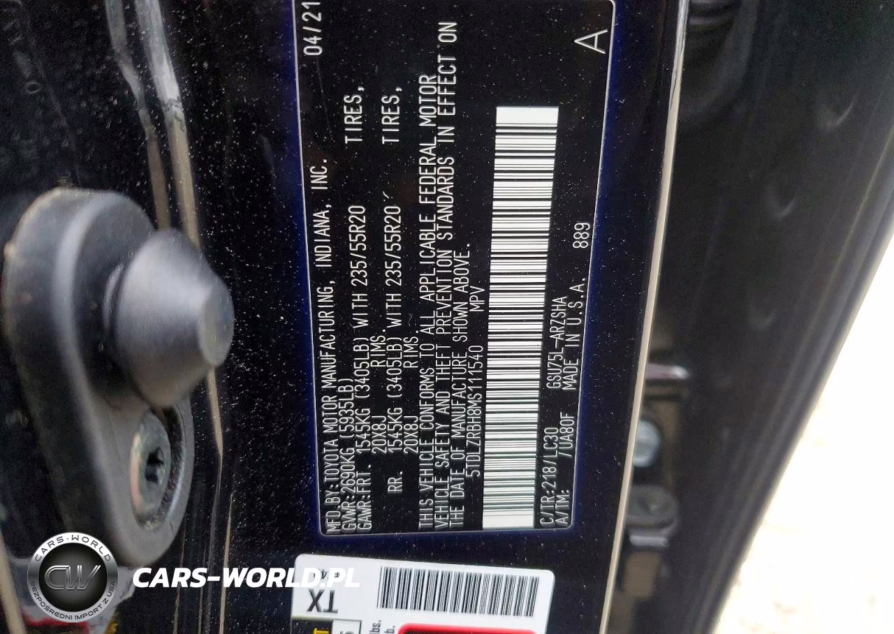 2021 Toyota Highlander Xse VIN:5TDLZRBH8MS111540 - 13