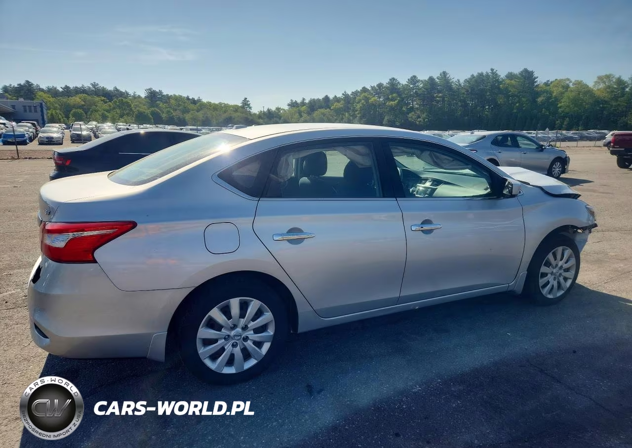 2016 Nissan Sentra Sv VIN:3N1AB7AP8GL661536 - 3