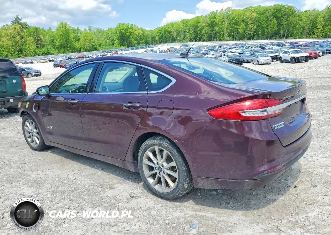 2017 Ford Fusion Se Phev VIN:3FA6P0PU3HR371508 - 2