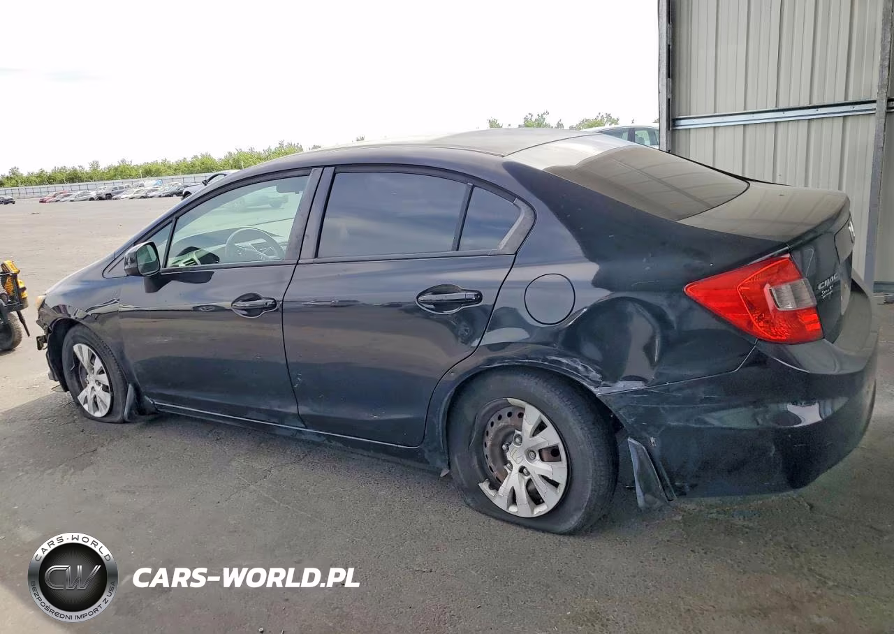 2012 Honda Civic Lx VIN:19XFB2F56CE103647 - 2