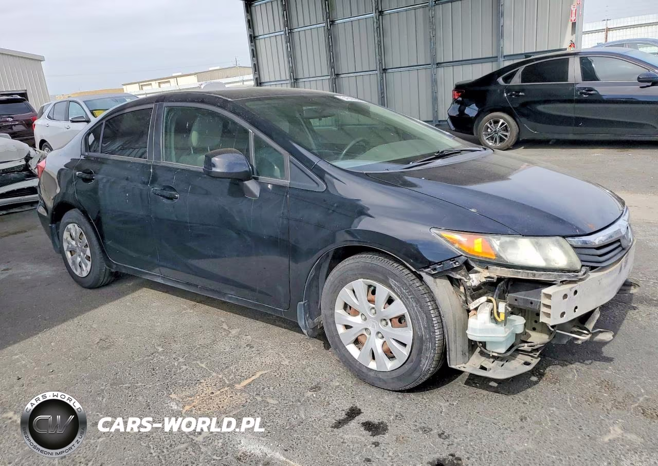 2012 Honda Civic Lx VIN:19XFB2F56CE103647 - 4