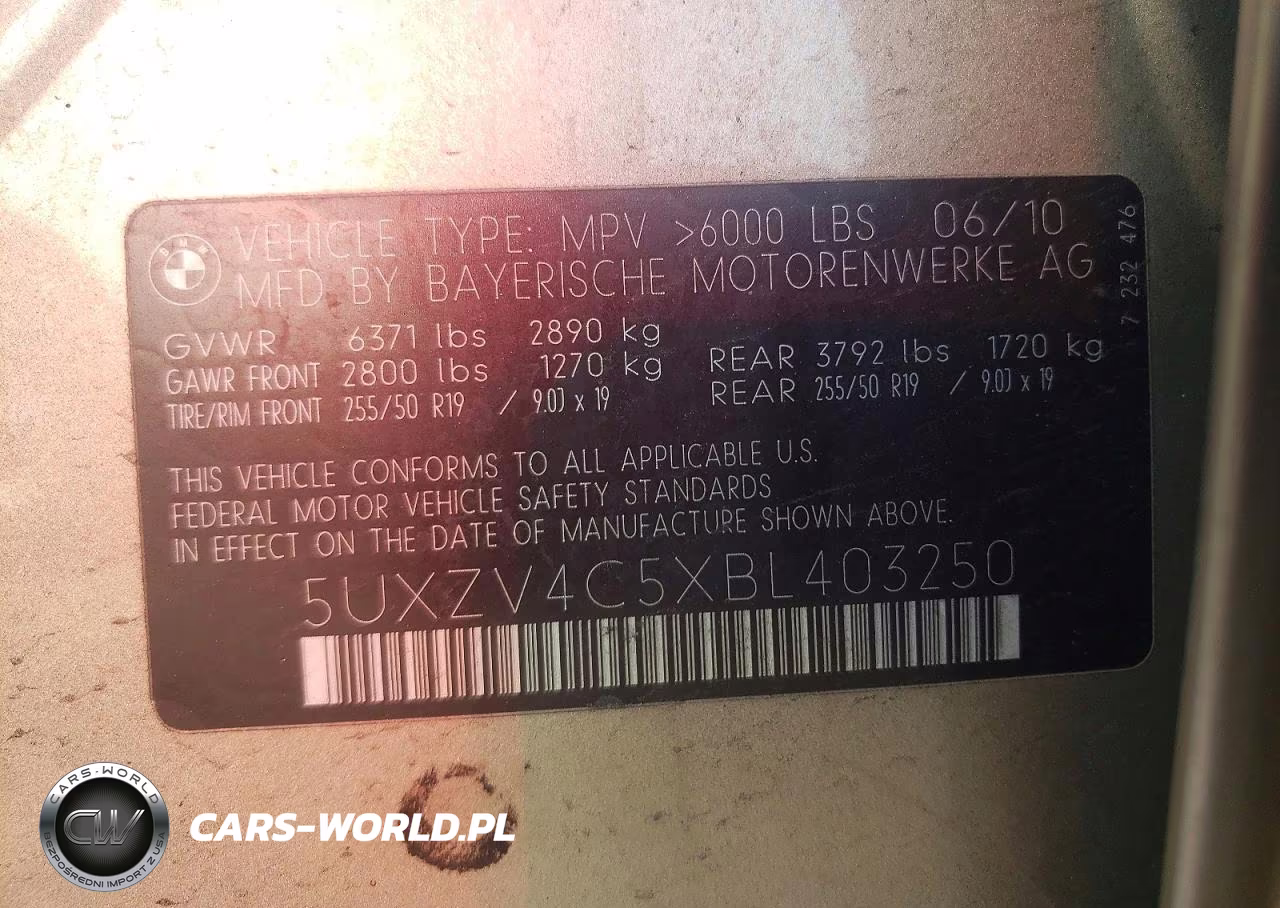 2011 BMW X5 xDrive35I VIN:5UXZV4C5XBL403250 - 13