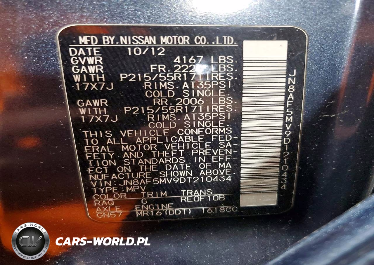 2013 Nissan Juke S VIN:JN8AF5MV9DT210434 - 13