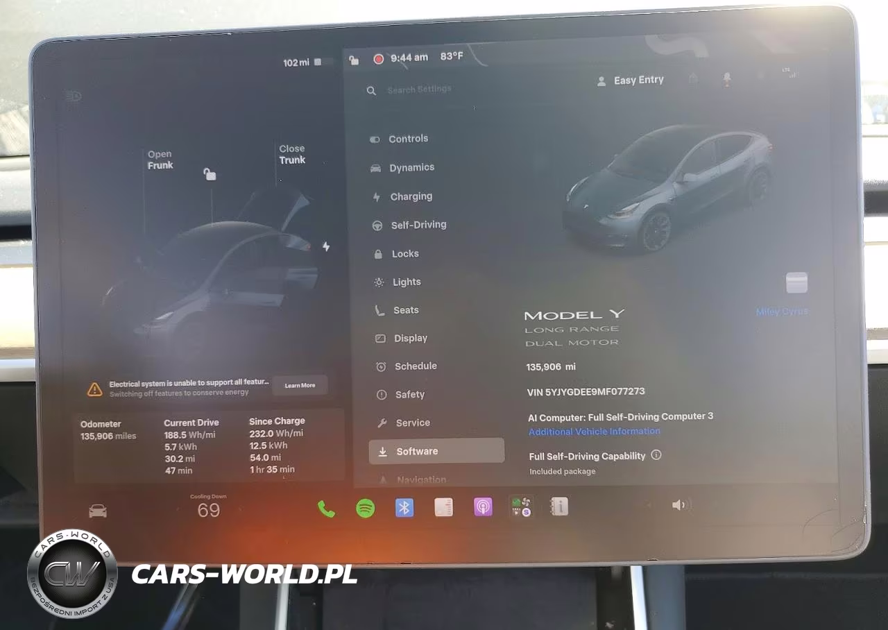 2021 Tesla Model Y VIN:5YJYGDEE9MF077273 - 9