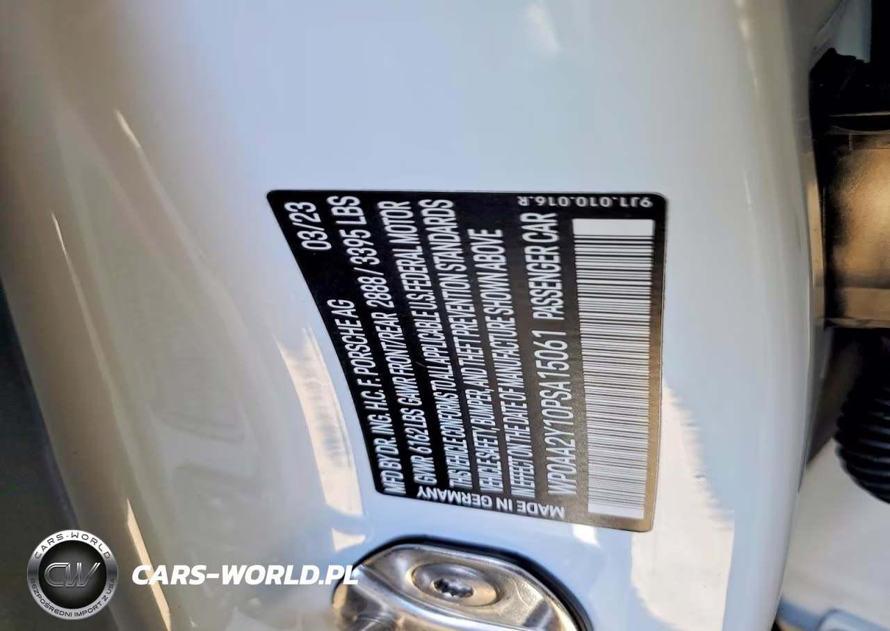 2023 Porsche Taycan VIN:WP0AA2Y10PSA15061 - 12