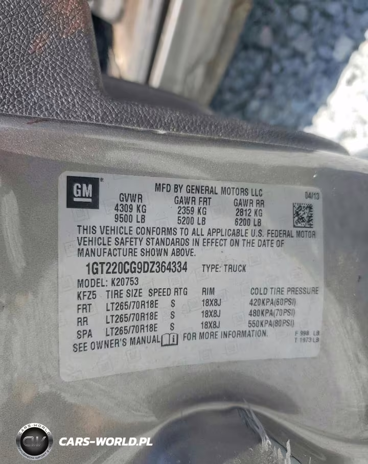 2013 GMC Sierra K2500 Sle VIN:1GT220CG9DZ364334 - 13