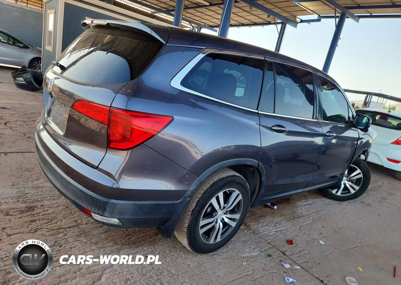 2017 Honda Pilot Exl VIN:5FNYF5H51HB031026 - 3