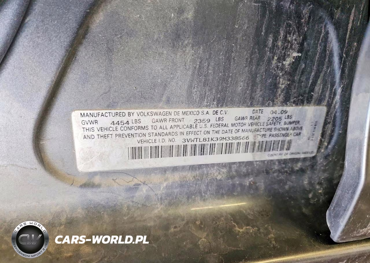2009 Volkswagen Jetta Tdi VIN:3VWTL81K39M338566 - 12