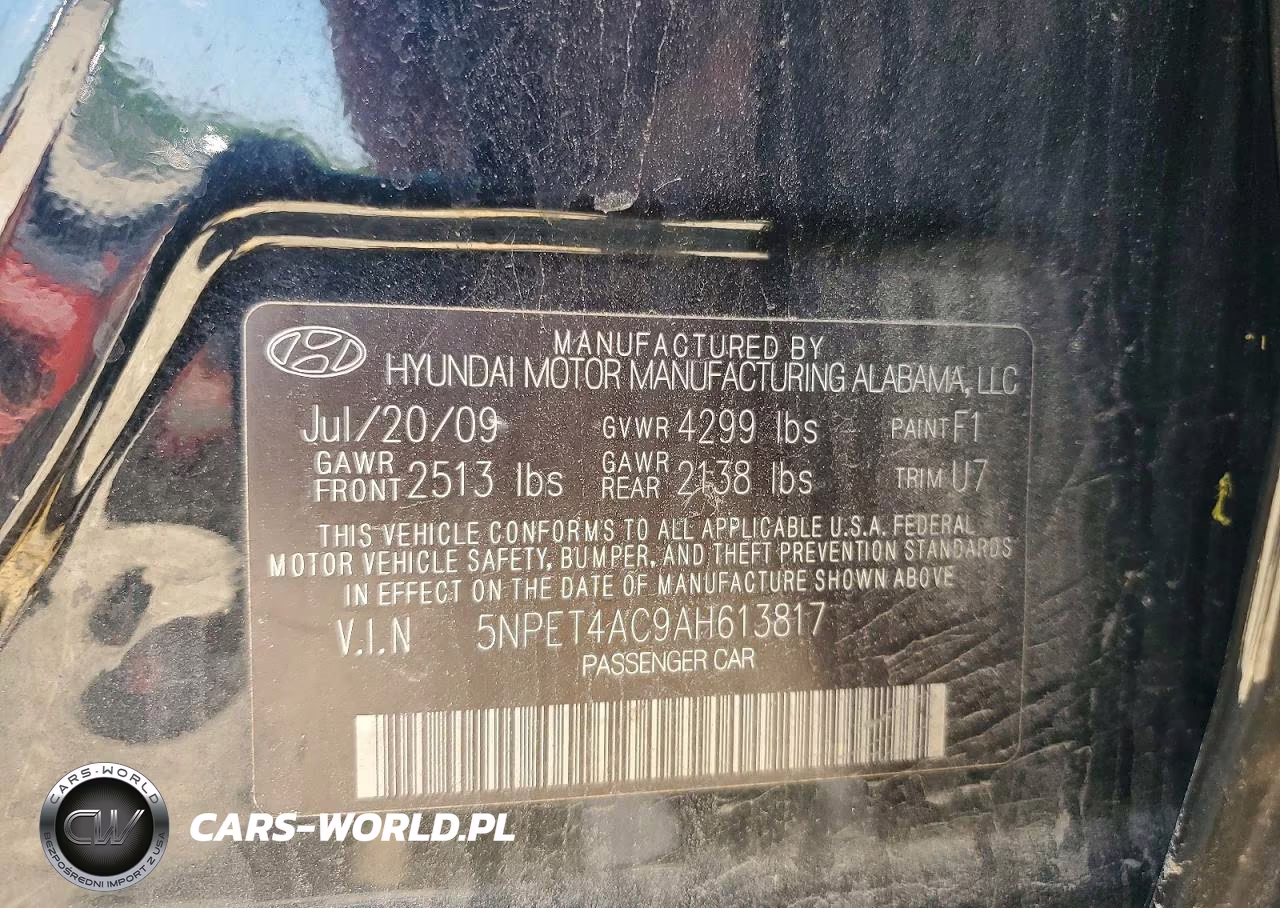 2010 Hyundai Sonata Gls VIN:5NPET4AC9AH613817 - 12
