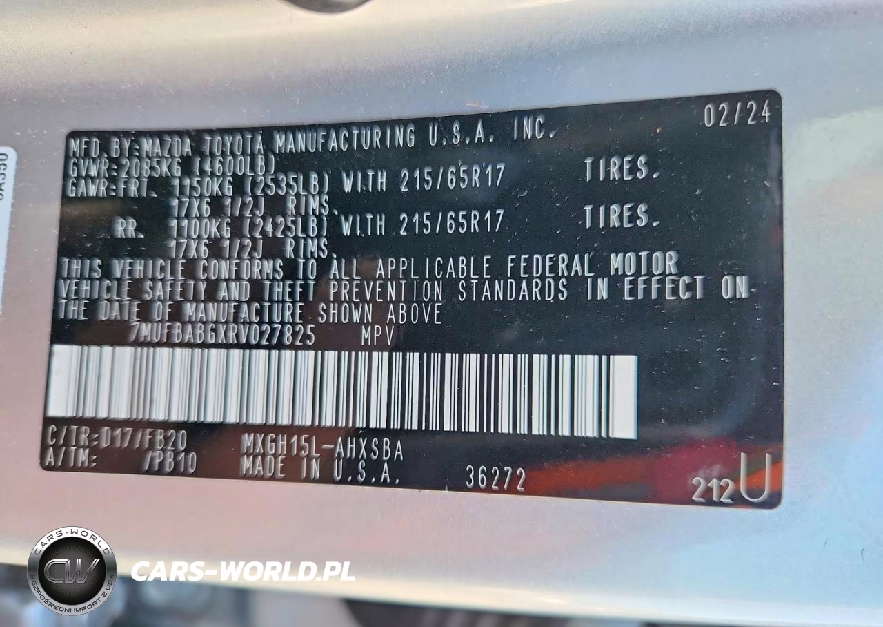 2024 Toyota Corolla Cross Hybrid Se VIN:7MUFBABGXRV027825 - 13