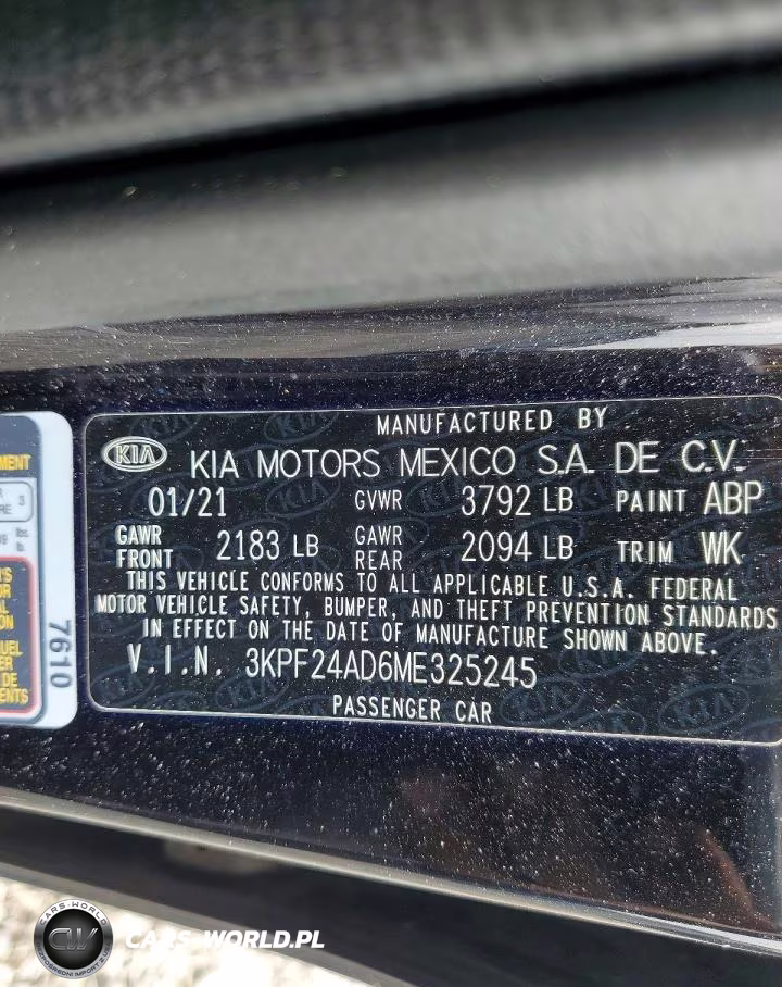 2021 Kia Forte Lxs VIN:3KPF24AD6ME325245 - 12