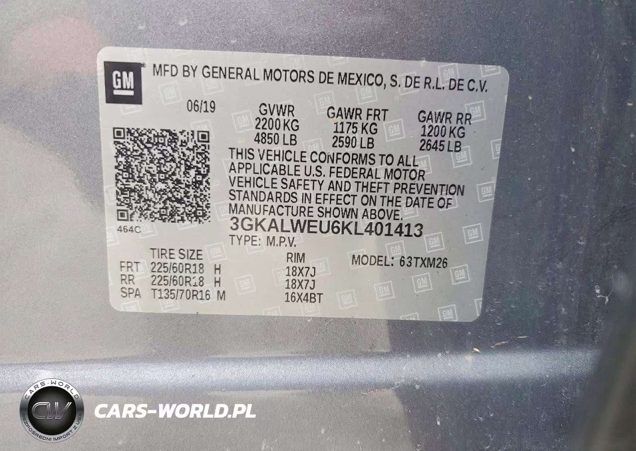 2019 GMC Terrain Slt VIN:3GKALWEU6KL401413 - 13