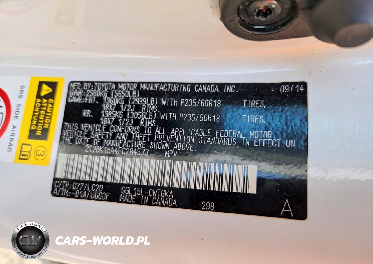 2015 Lexus Rx 350 Base VIN:2T2BK1BA4FC284533 - 14