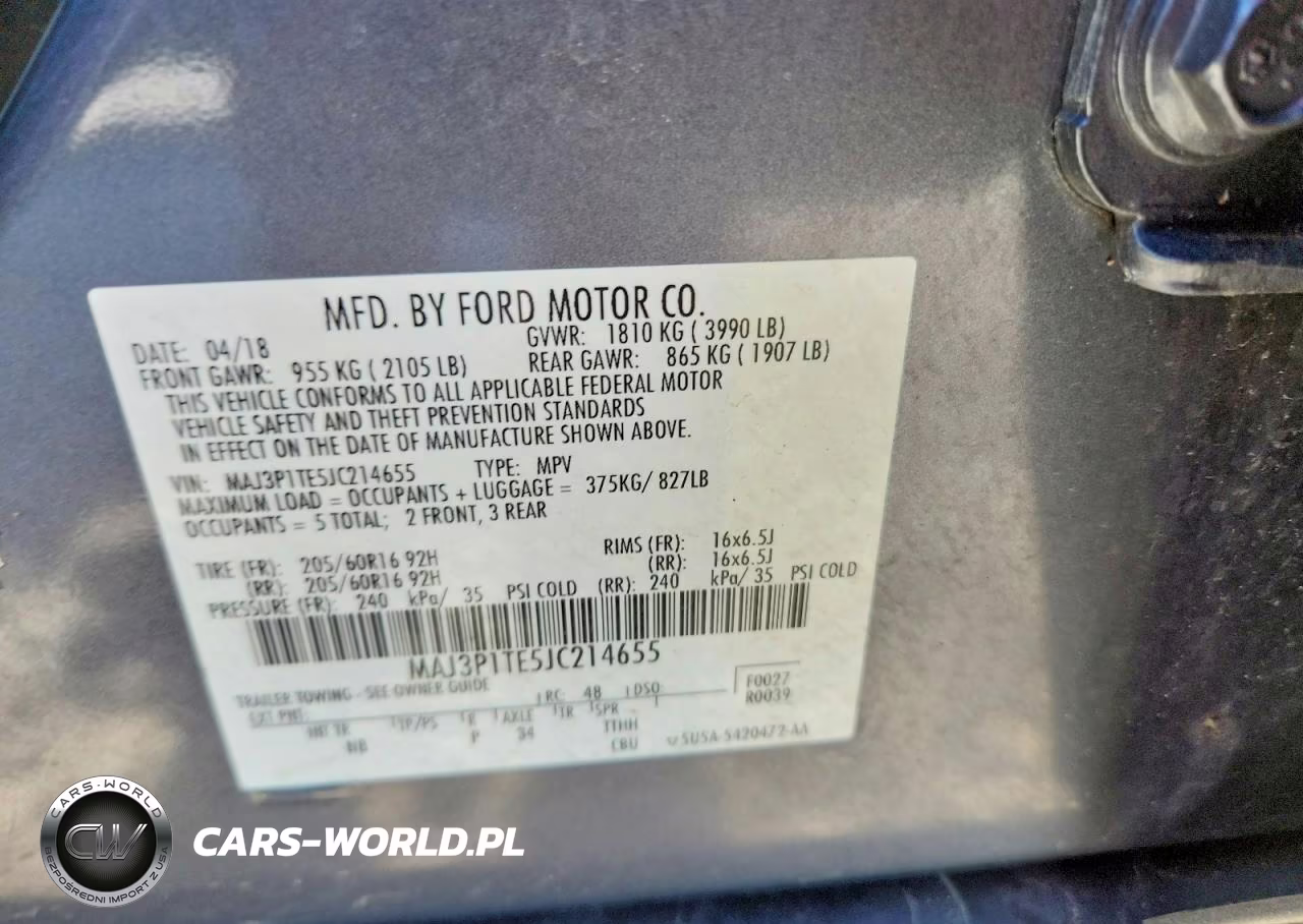 2018 Ford Ecosport Se VIN:MAJ3P1TE5JC214655 - 13