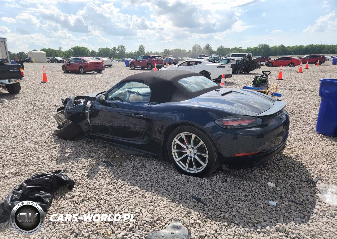 2021 Porsche Boxster S VIN:WP0CB2A81MS225125 - 2