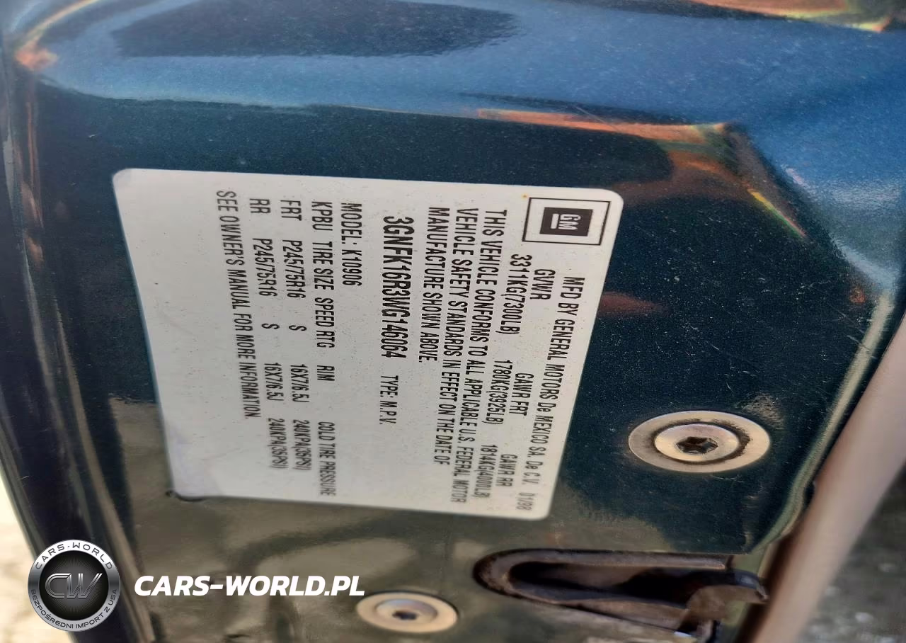 1998 Chev Suburban VIN:3GNFK16R3WG146064 - 13