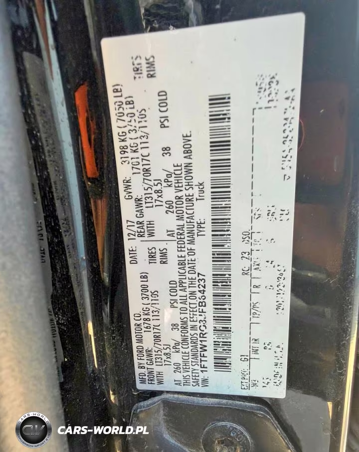 2018 Ford F150 Raptor VIN:1FTFW1RG8JFB64237 - 10