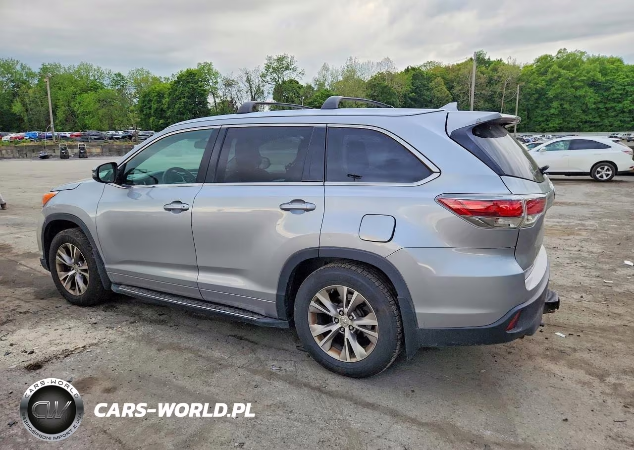 2015 Toyota Highlander Xle VIN:5TDJKRFH2FS198506 - 2