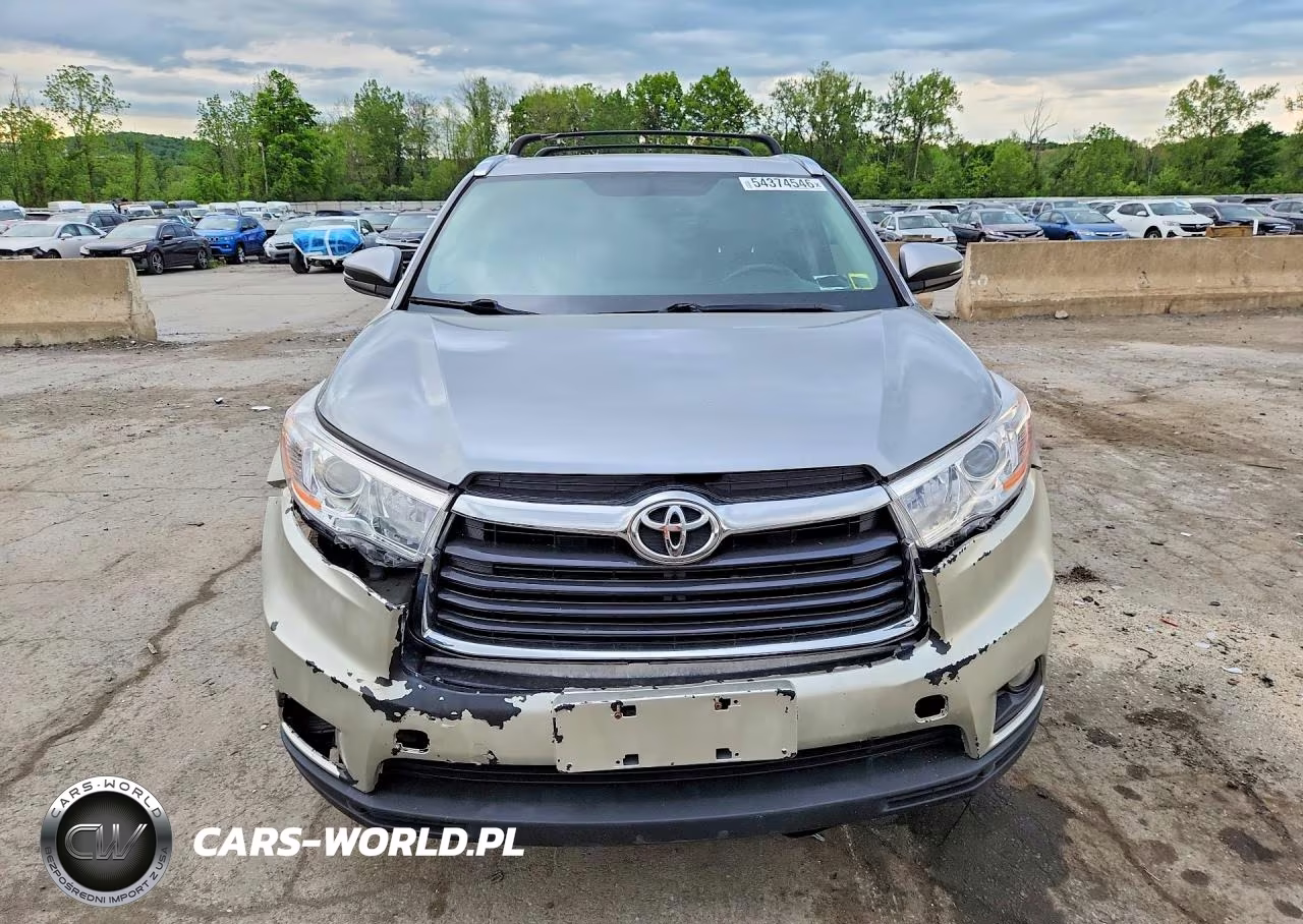 2015 Toyota Highlander Xle VIN:5TDJKRFH2FS198506 - 5