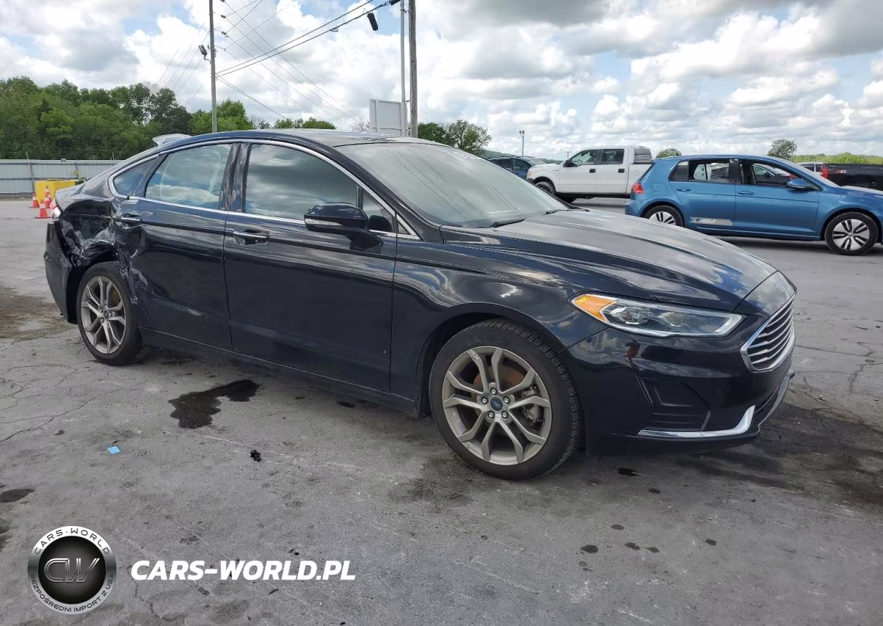 2019 Ford Fusion Sel VIN:3FA6P0CD2KR147322 - 4