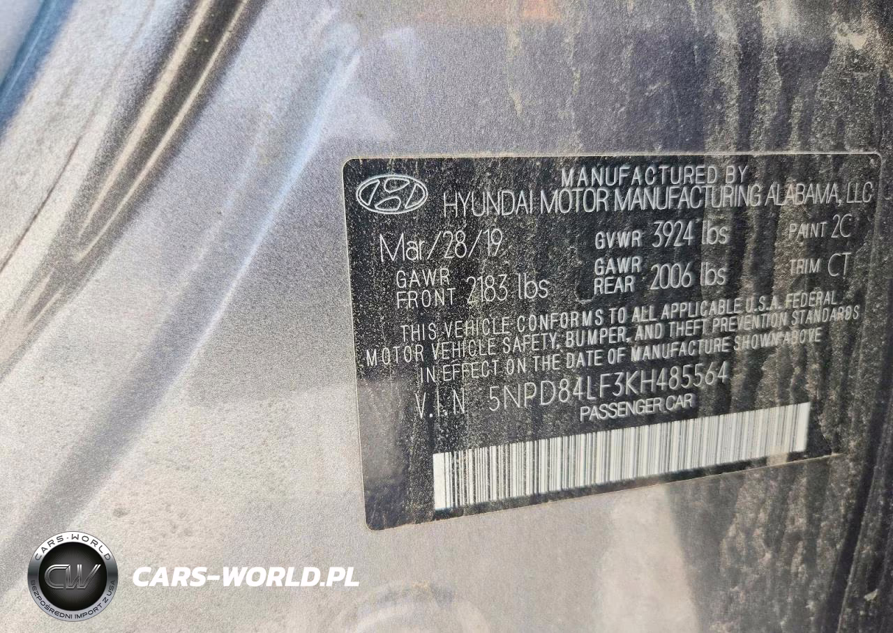 2019 Hyundai Elantra Sel VIN:5NPD84LF3KH485564 - 12