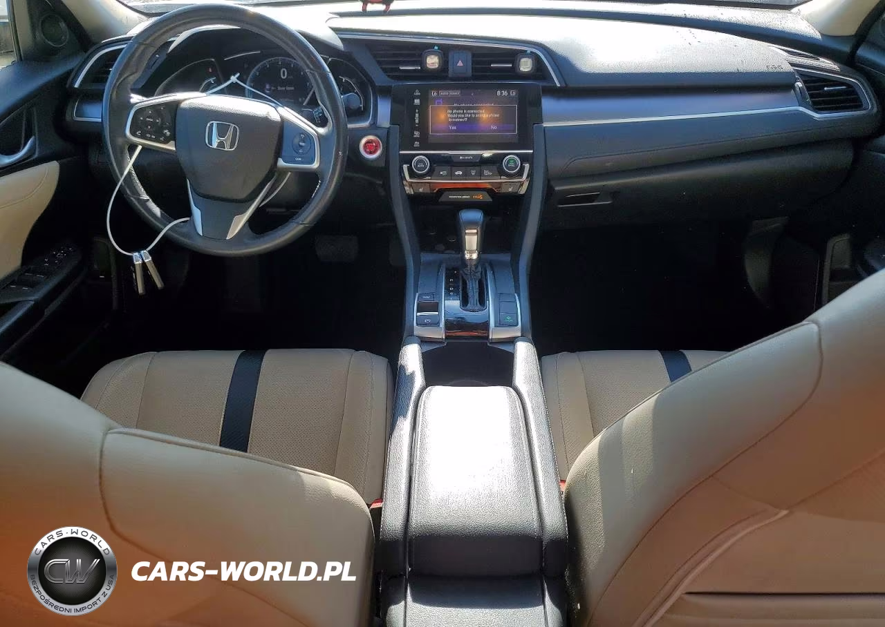 2018 Honda Civic Exl VIN:JHMFC1F70JX028867 - 8