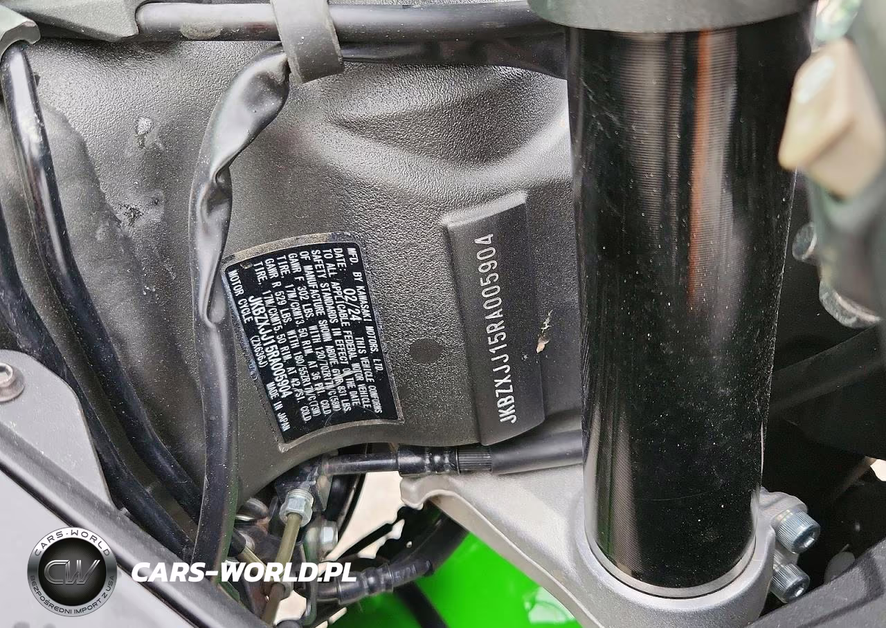 2024 Kawasaki Zx636 K VIN:JKBZXJJ15RA005904 - 9