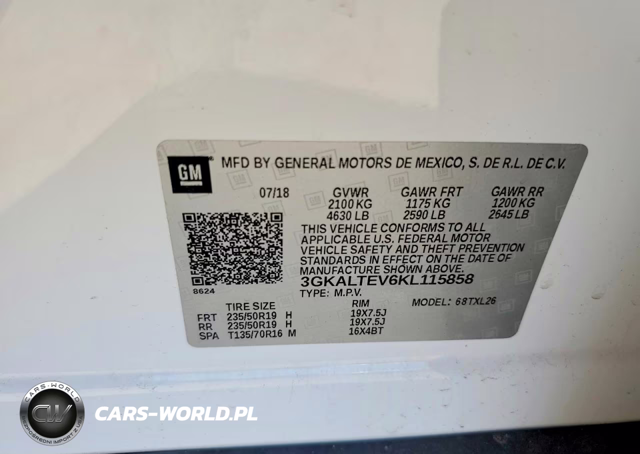 2019 GMC Terrain Sle VIN:3GKALTEV6KL115858 - 13
