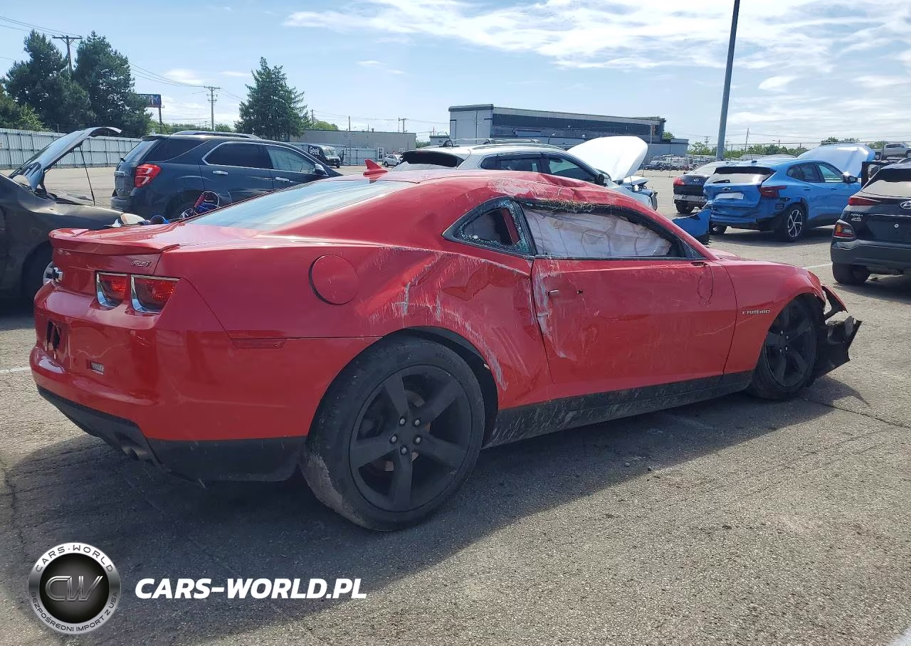 2012 Chevrolet Camaro Lt VIN:2G1FC1E38C9116706 - 3