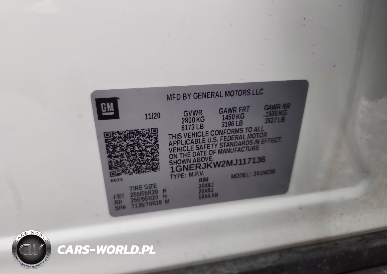 2021 Chevrolet Traverse Rs VIN:1GNERJKW2MJ117136 - 14