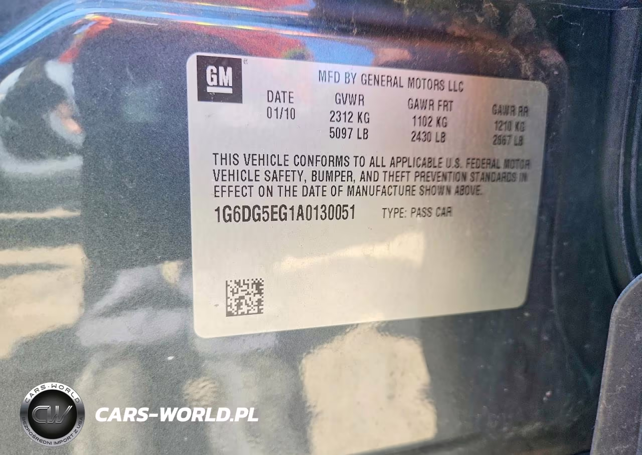 2010 Cadillac Cts Luxury Collection VIN:1G6DG5EG1A0130051 - 12
