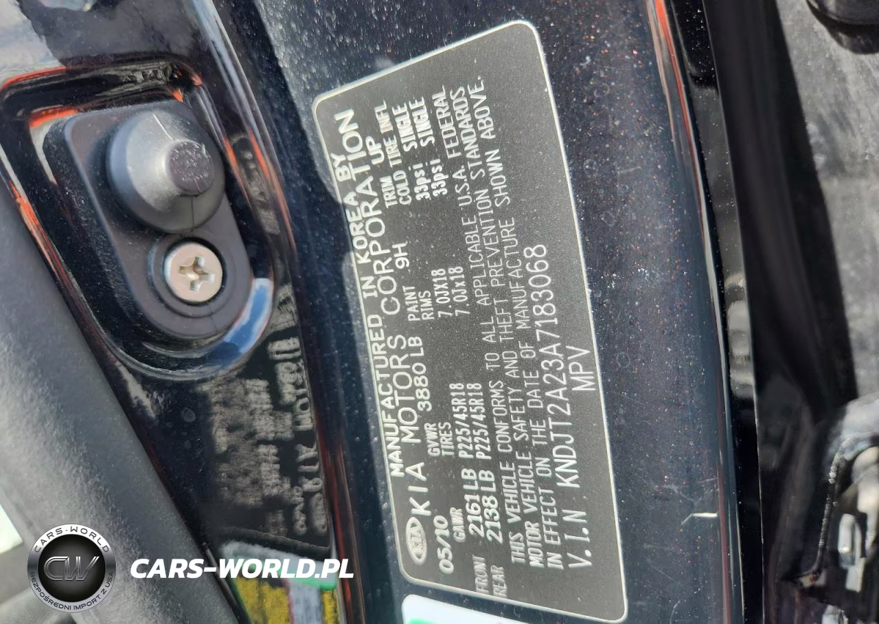 2010 Kia Soul + VIN:KNDJT2A23A7183068 - 12