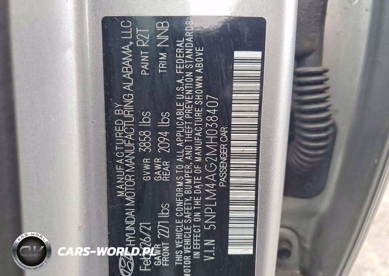 2021 Hyundai Elantra Sel VIN:5NPLM4AG2MH038407 - 12