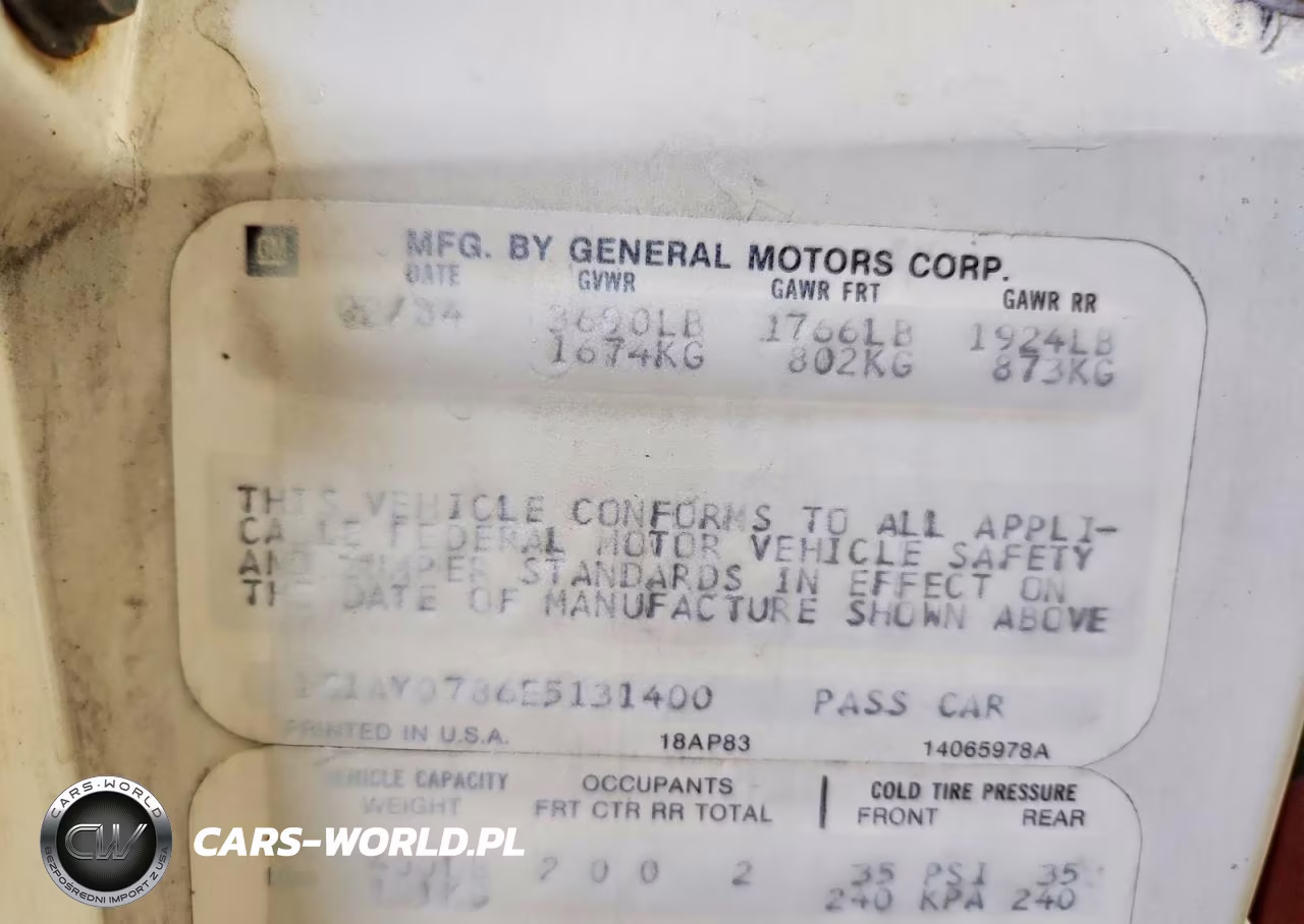 1984 Chevrolet Corvette VIN:1G1AY0786E5131400 - 12