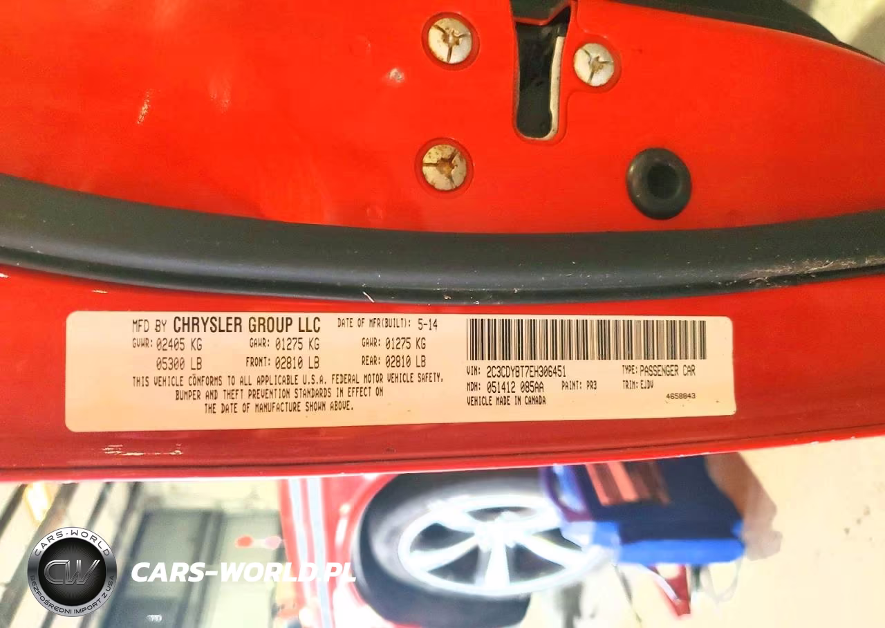 2014 Dodge Challenger R VIN:2C3CDYBT7EH306451 - 12