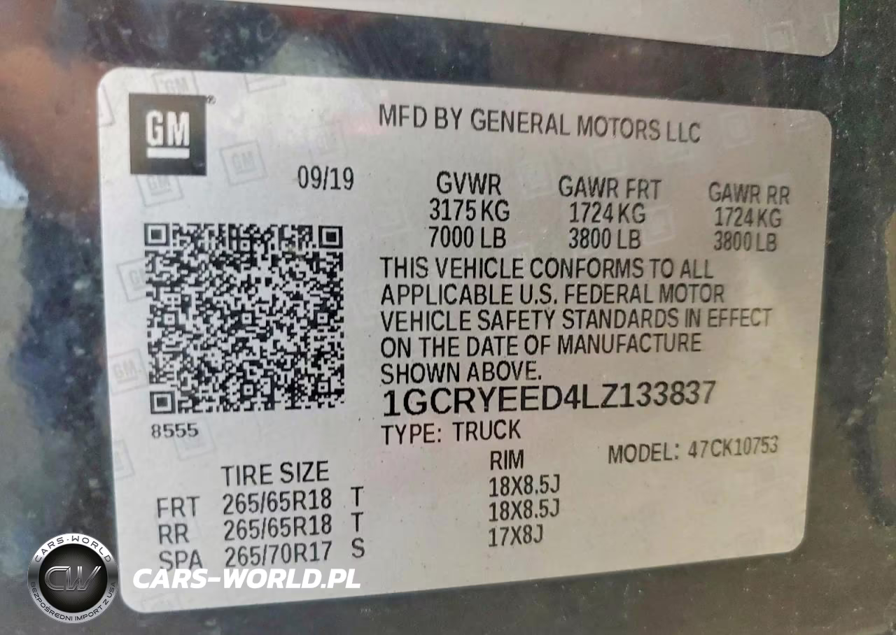 2020 Chevrolet Silverado K1500 Rst VIN:1GCRYEED4LZ133837 - 12