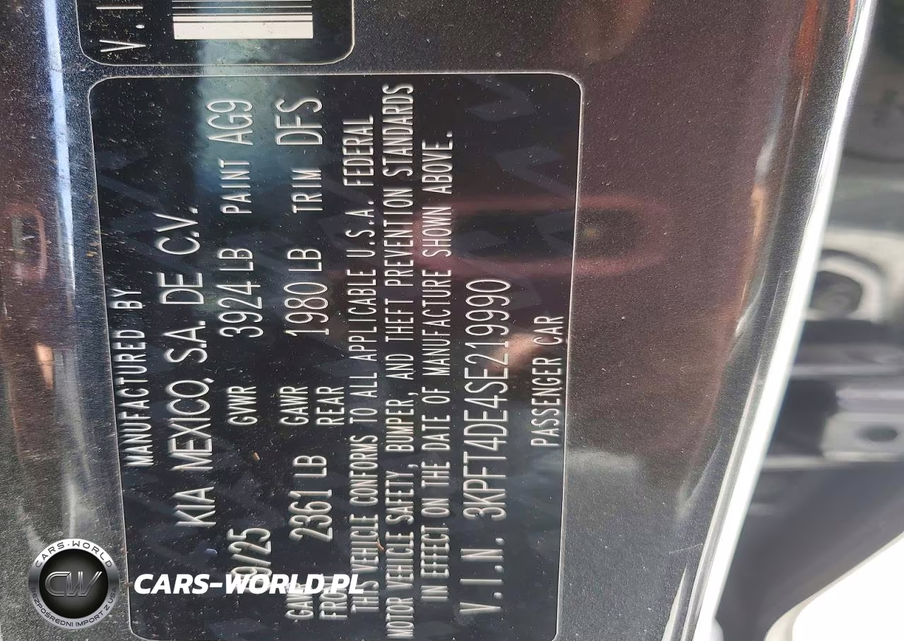2025 Kia K4 Lx VIN:3KPFT4DE4SE219990 - 12