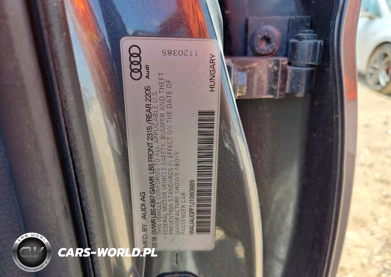 2018 Audi A3 Premium VIN:WAUAUGFF1J1060889 - 12