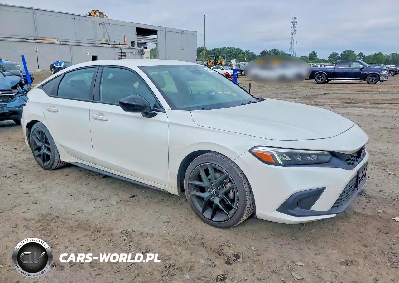 2022 Honda Civic Sport VIN:19XFL2H85NE019343 - 4