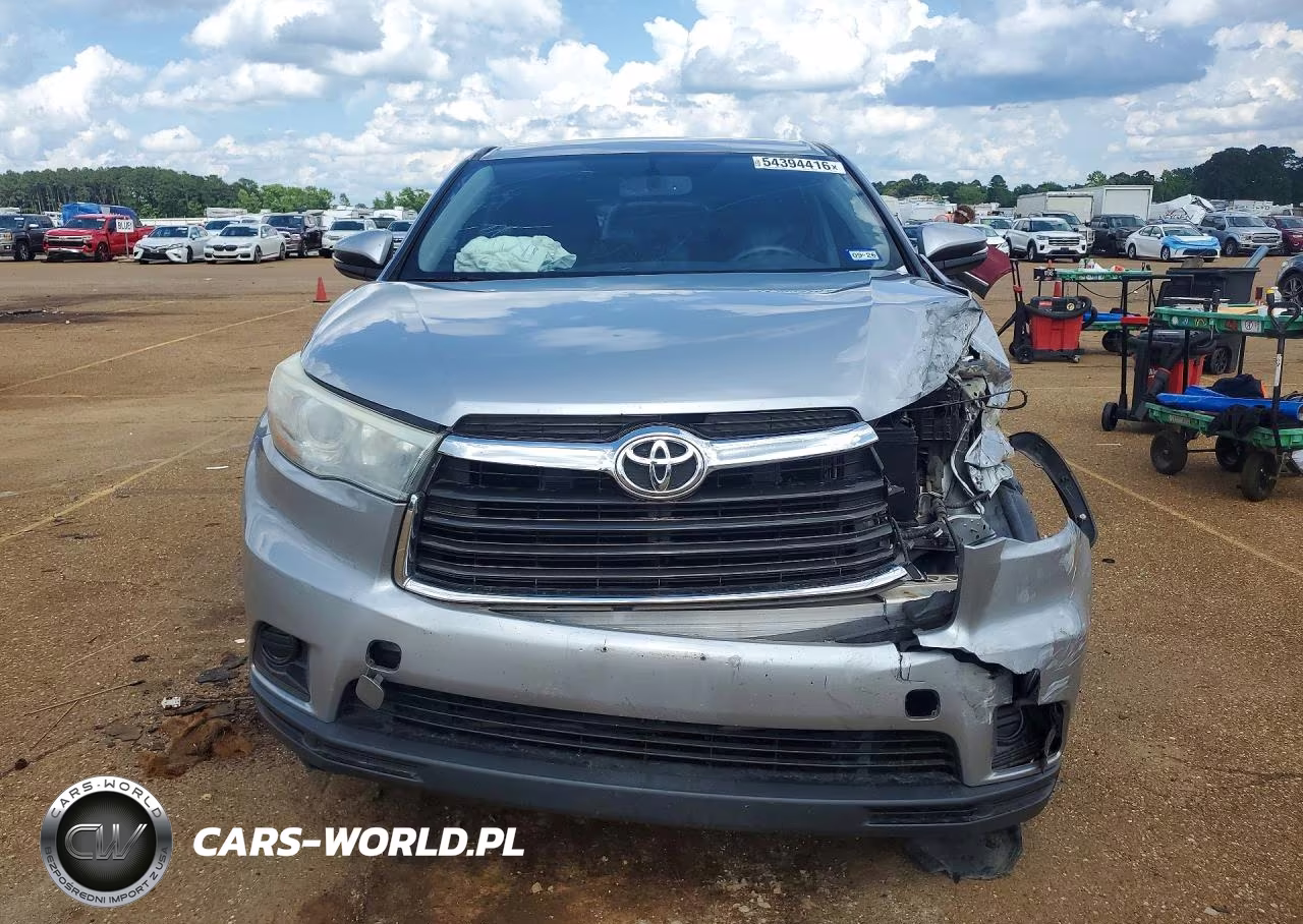 2016 Toyota Highlander Le VIN:5TDZARFH6GS020461 - 5