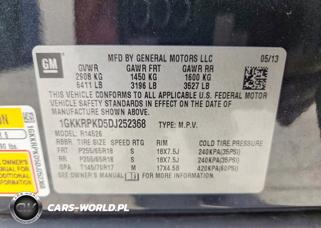 2013 GMC Acadia Sle VIN:1GKKRPKD5DJ252368 - 13
