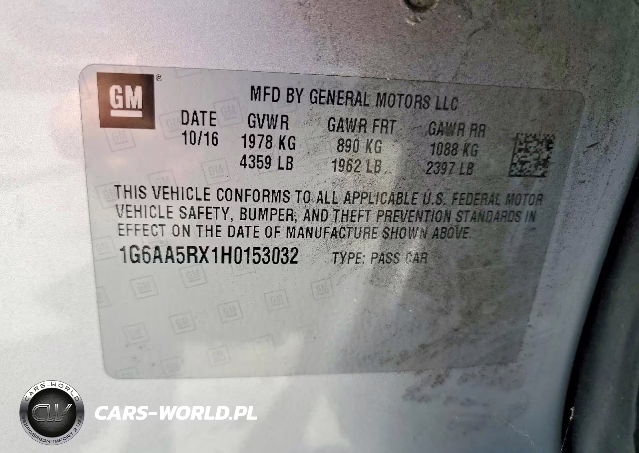 2017 Cadillac Ats VIN:1G6AA5RX1H0153032 - 12