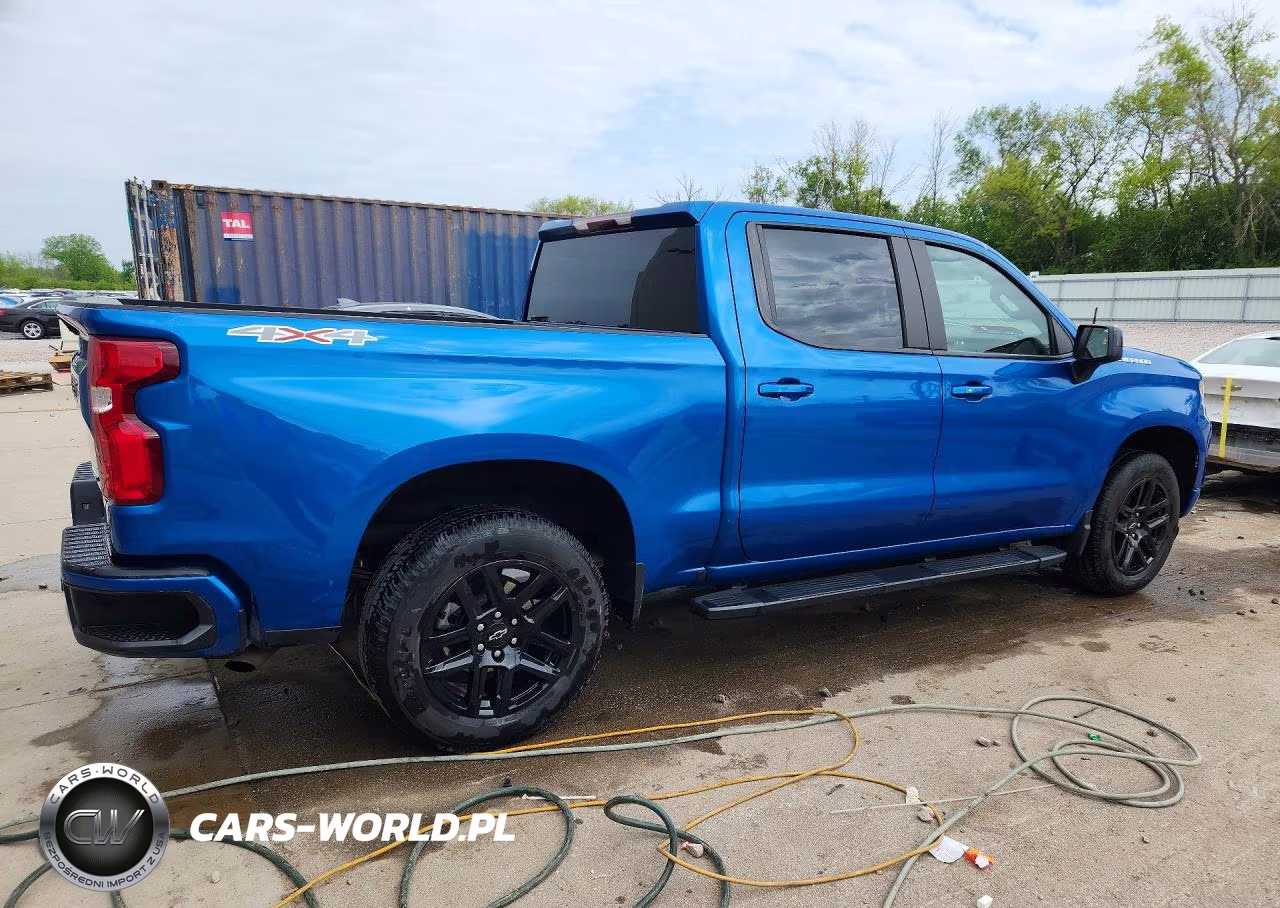 2022 Chevrolet Silverado K1500 Rst VIN:1GCUDEED0NZ592761 - 3