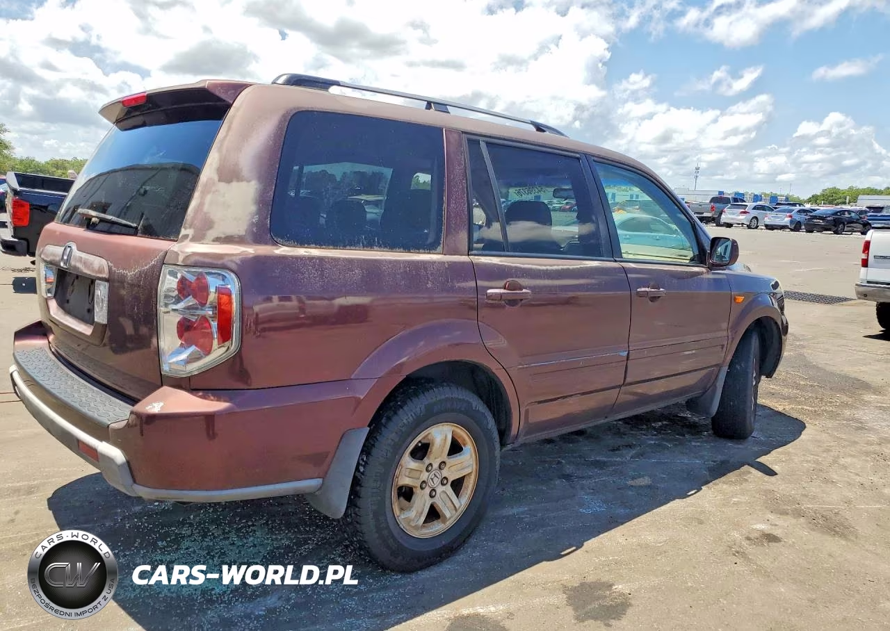 2008 Honda Pilot Vp VIN:5FNYF282X8B026900 - 3