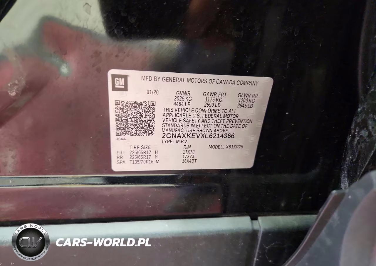 2020 Chevrolet Equinox Lt VIN:2GNAXKEVXL6214366 - 12