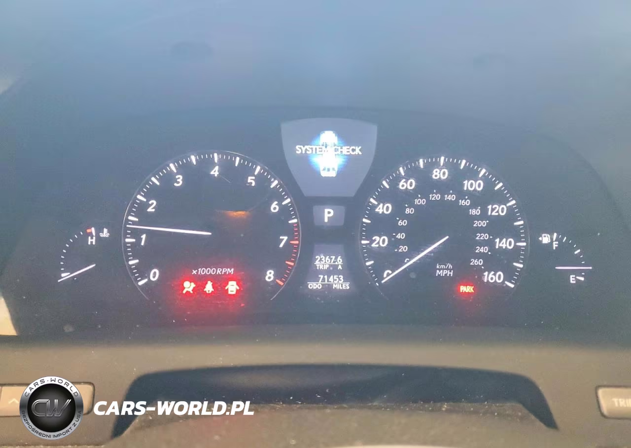 2007 Lexus Ls 460 VIN:JTHBL46F075024586 - 9