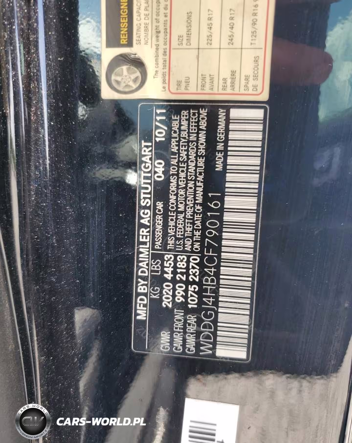 2012 Mercedes-Benz C 250 VIN:WDDGJ4HB4CF790161 - 12