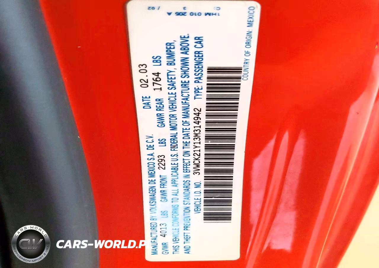 2003 Volkswagen New Beetle Gls VIN:3VWCK21Y13M314942 - 12