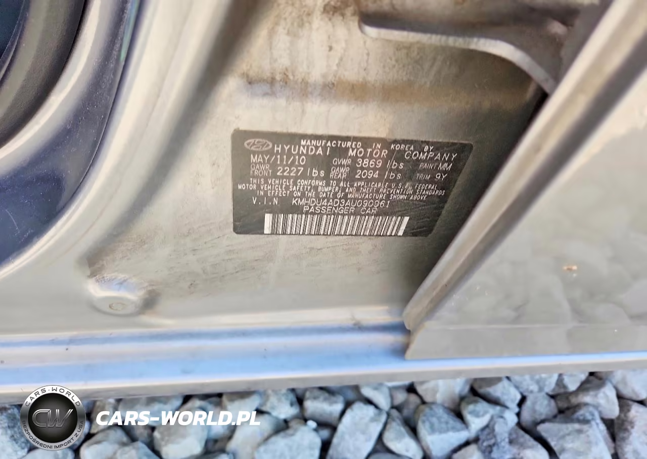 2010 Hyundai Elantra Se VIN:KMHDU4AD3AU090961 - 12